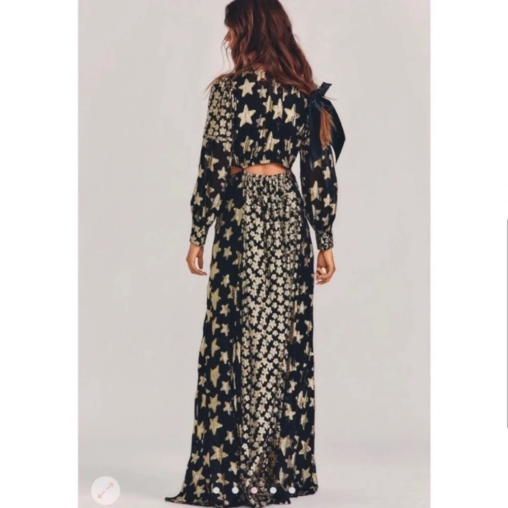 Rare LoveShackFancy Aneesha Maxi Gown Dress size S